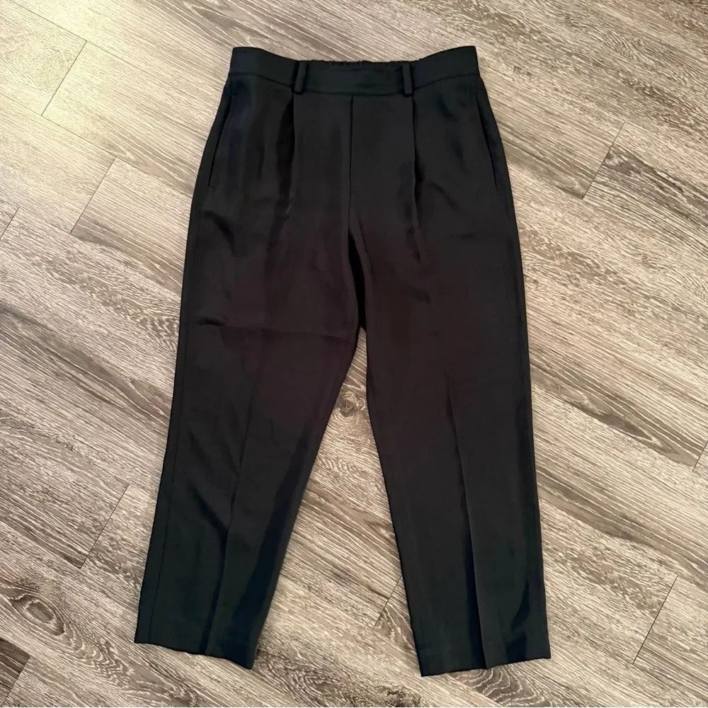 Vince Black Pull On Trousers